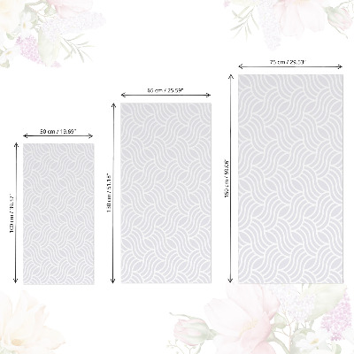 Bútorfólia öntapadós hullámos mintával