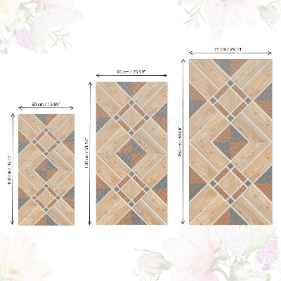 Bútorfólia fa mozaik mintával
