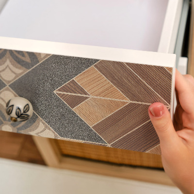 Bútorfólia geometriai díszmintával