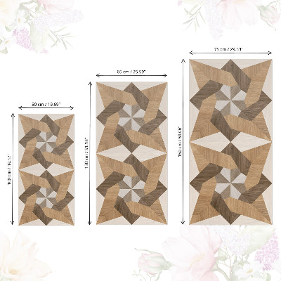 Bútor matrica fa dísz mintával