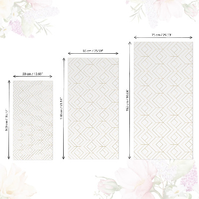 Bútormatrica geometrikus mintával