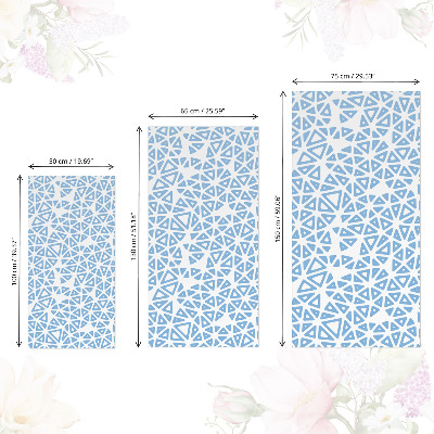 Samolepiaca fólia na nábytok s trojuholníkovým vzorom