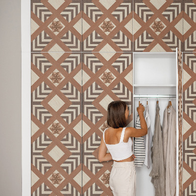 Bútor matrica rusztikus csempe mintával