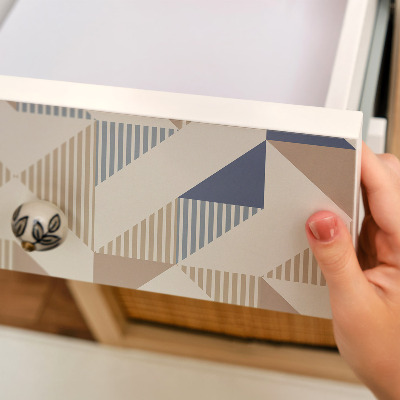 Samolepiaca fólia na nábytok geometriai mintákkal mintázott változat