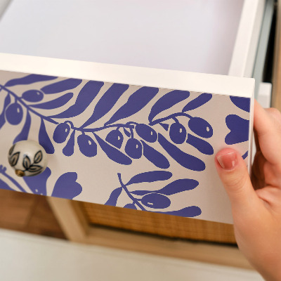 Bútorfólia botanikai mintákkal