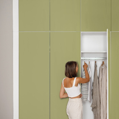 Bútorfólia zöld szüret mintával