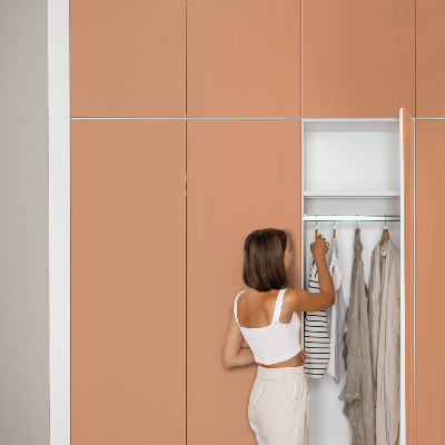 Bútormatrica pasztell narancssárga színben