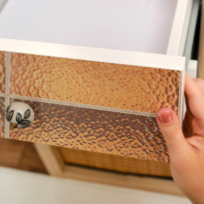 Bútor matrica üvegtégla mintával