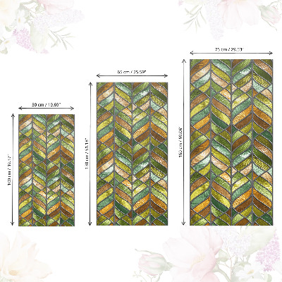 Bútormatrica Ólomüveg levelek