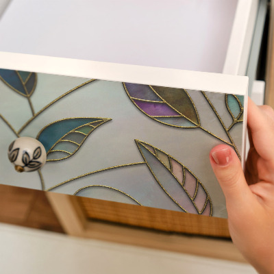 Bútormatrica Ólomüveg levelek