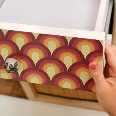 Samolepiaca fólia na nábytok Retró minta