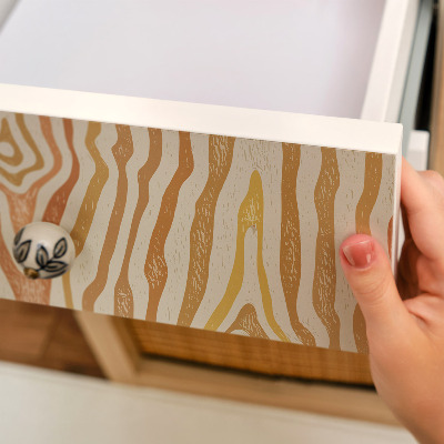 Samolepiaca fólia na nábytok Fa hullámok