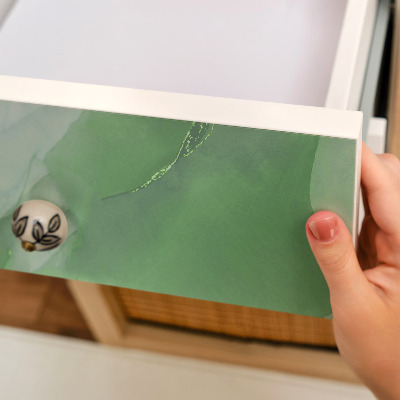 Bútorfólia Zöld absztrakció