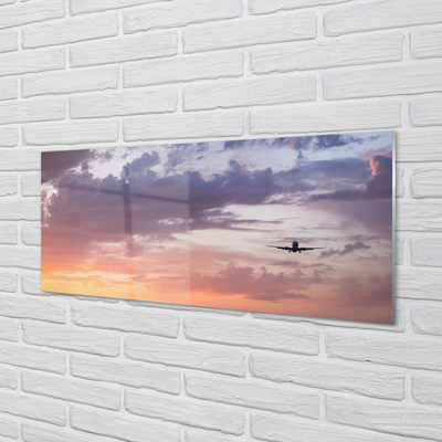 Üvegképek Felhők ég könnyű repülőgépek