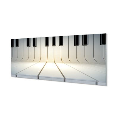 Üvegképek zongora billentyűk