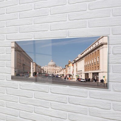 Üvegképek Róma székesegyház épületek utcák