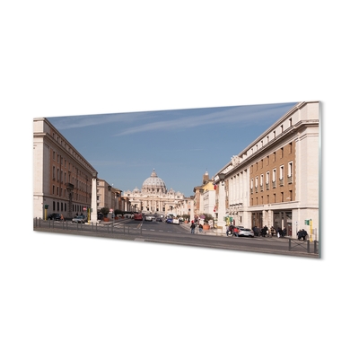 Üvegképek Róma székesegyház épületek utcák