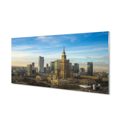 Üvegképek Körkép Varsó felhőkarcolók