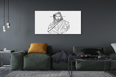 Üvegképek Jézus rajz