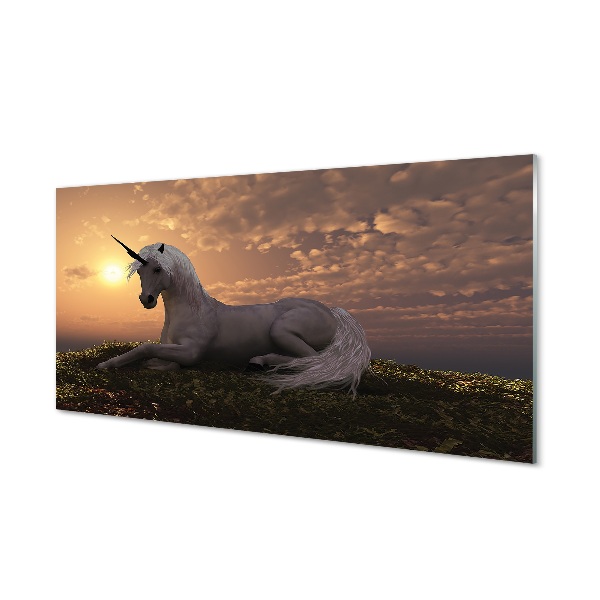 Üvegképek Unicorn hegyi naplemente