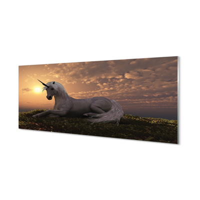Üvegképek Unicorn hegyi naplemente