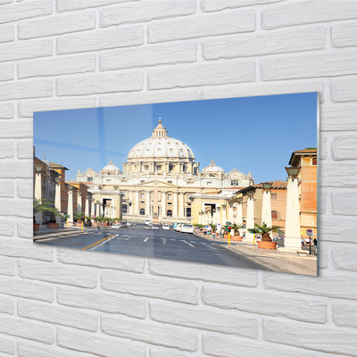 Üvegképek Róma székesegyház utcák épületek