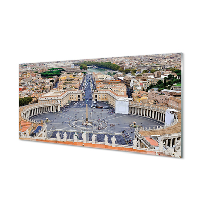 Üvegképek Róma Vatikán tér panoráma