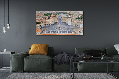 Üvegképek Róma Vatikán tér panoráma