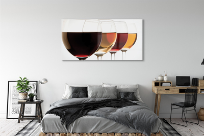 Üvegképek pohár bor