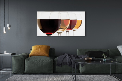 Üvegképek pohár bor