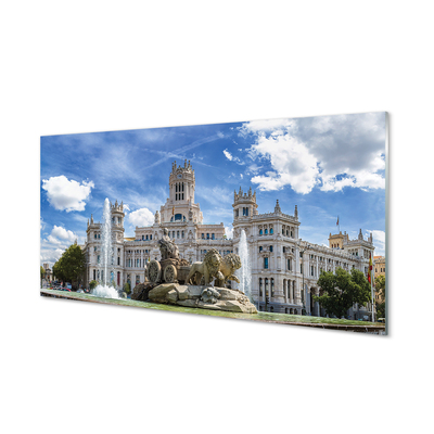 Üvegképek Spanyolország Fountain Palace Madrid