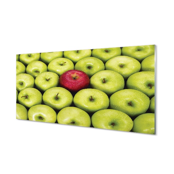 Üvegképek Zöld és piros alma