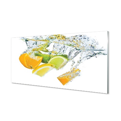 Üvegképek víz citrus