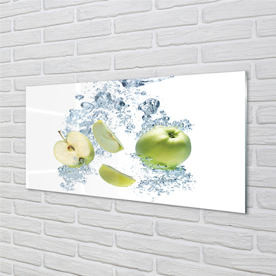 Üvegképek Víz alma szeletelve