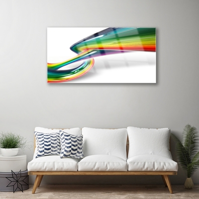 Üvegkép Abstract Rainbow Art