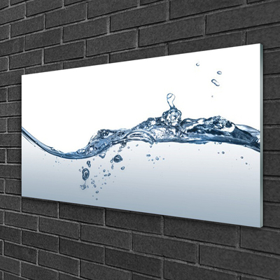Fali üvegkép víz Art