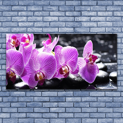 Üvegkép falra Virág A Wall