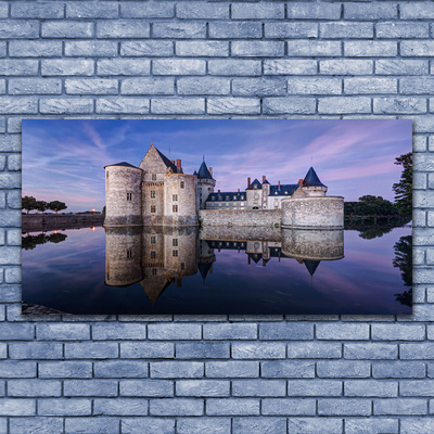 Üvegkép Castle Víz Építészet