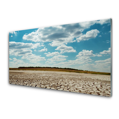 Üvegkép falra Fekvő sivatagi homok