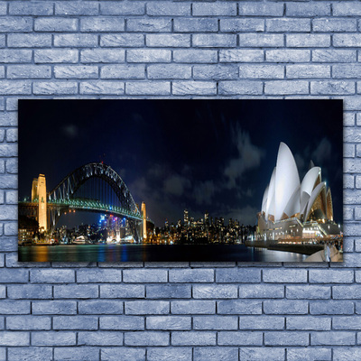 Fali üvegkép Sydney Bridge architektúra