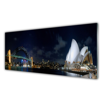 Fali üvegkép Sydney Bridge architektúra