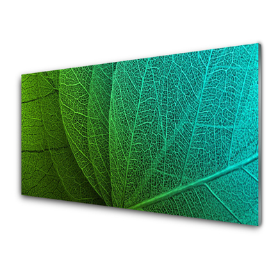 Üvegkép Abstract növényi levelek