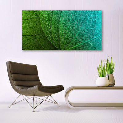 Üvegkép Abstract növényi levelek