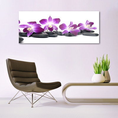Modern üvegkép Orchidea virág Spa