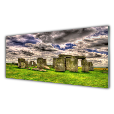 Üvegkép falra Stonehenge Tájkép