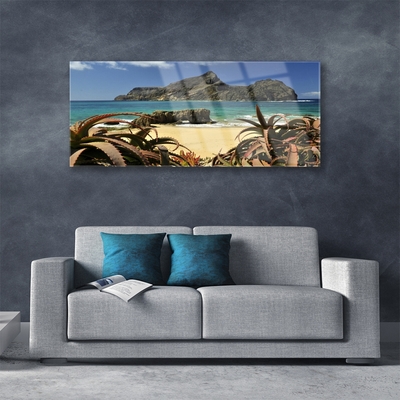 Üvegkép Beach Sea Rock Landscape