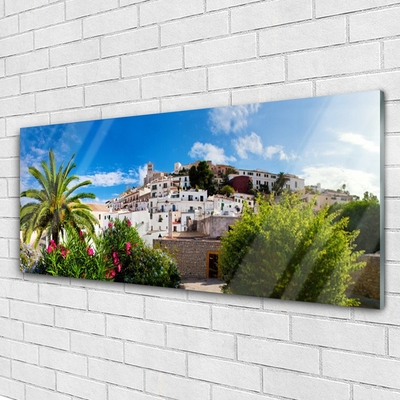 Üvegkép falra Palma város táj