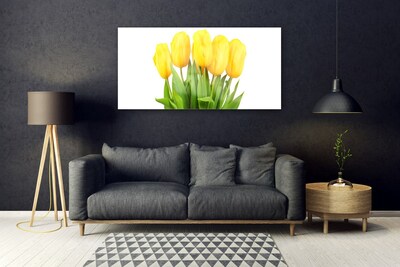 Üvegkép Tulipán virágok Plant