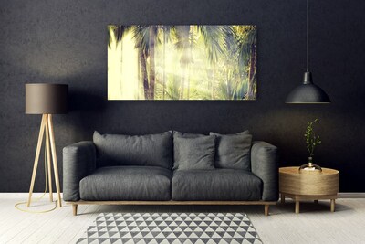 Üvegfotó Palm Tree Forest Nature