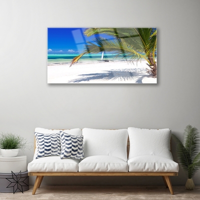 Üvegfotó Palm Beach Landscape